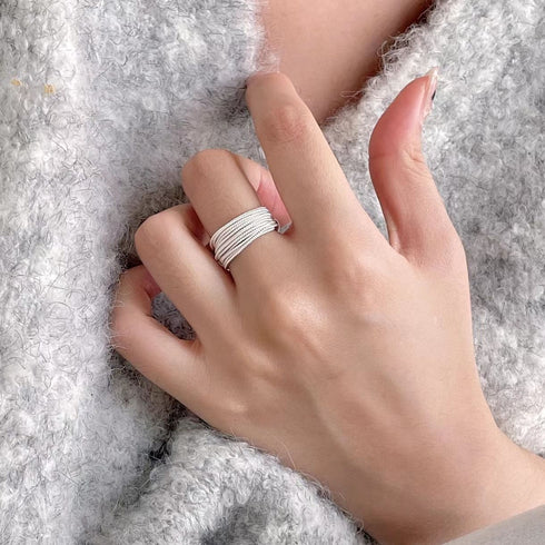 Inel din argint Leone